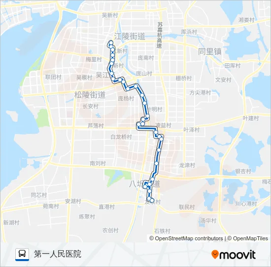 松陵202路 Bus Line Map