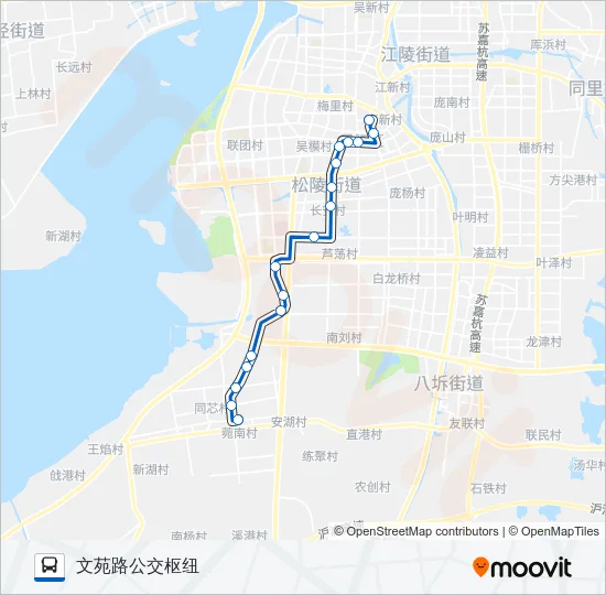 松陵207路 Bus Line Map