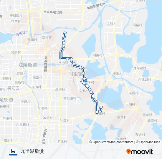松陵301路 Bus Line Map