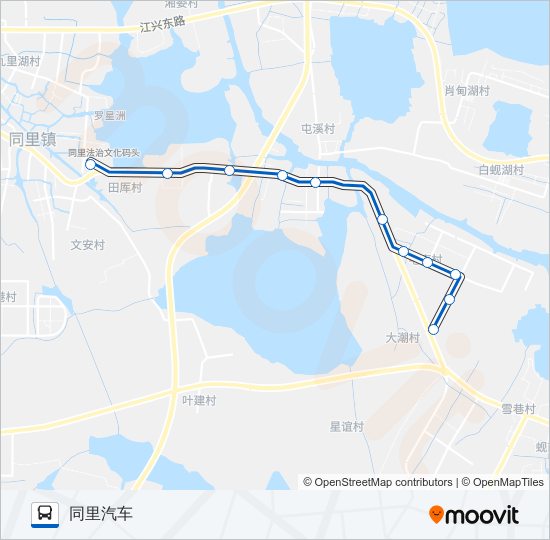 松陵302路 bus Line Map