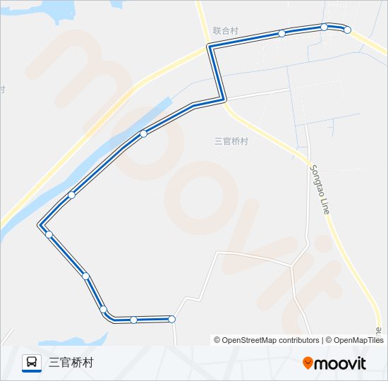 公交盛泽325路的线路图