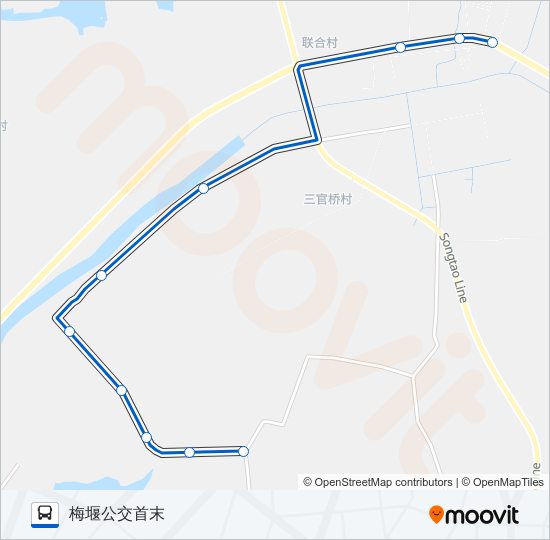 盛泽325路 bus Line Map