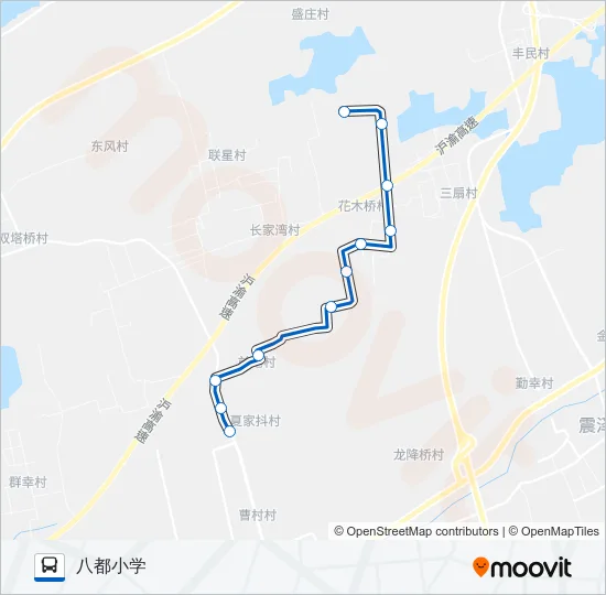 震泽309路 Bus Line Map