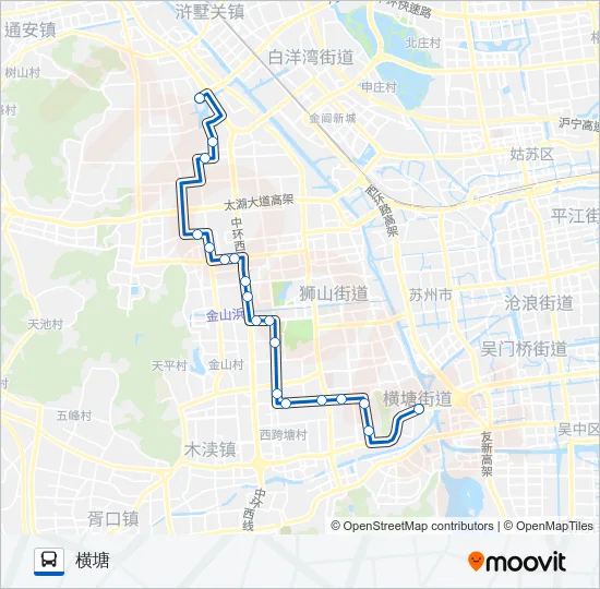 报关报检专1路 Bus Line Map