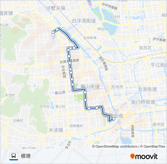 报关报检专2线 bus Line Map