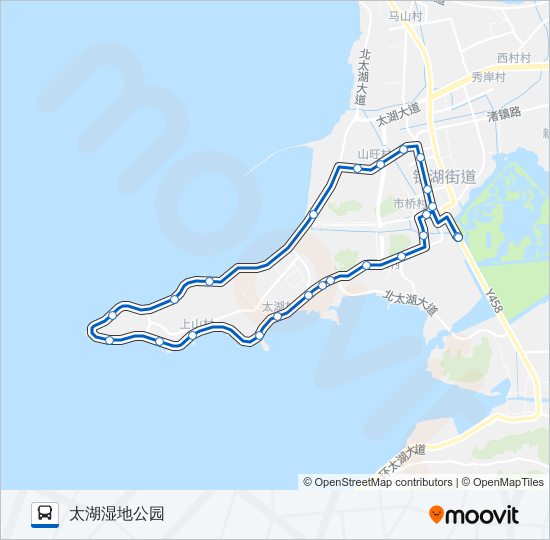 公交320外环空调路的线路图