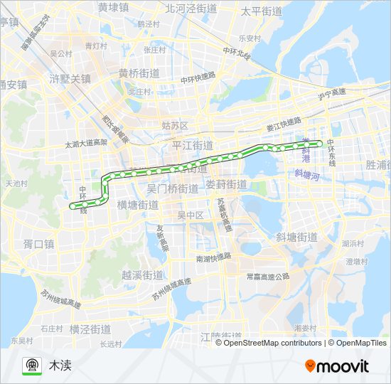 地铁1号路的线路图