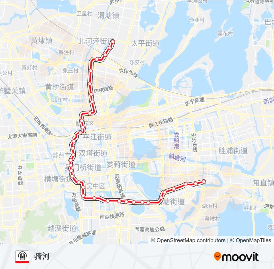 地铁2号路的线路图
