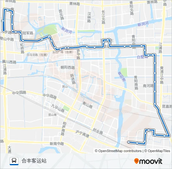 昆山9路 Bus Line Map