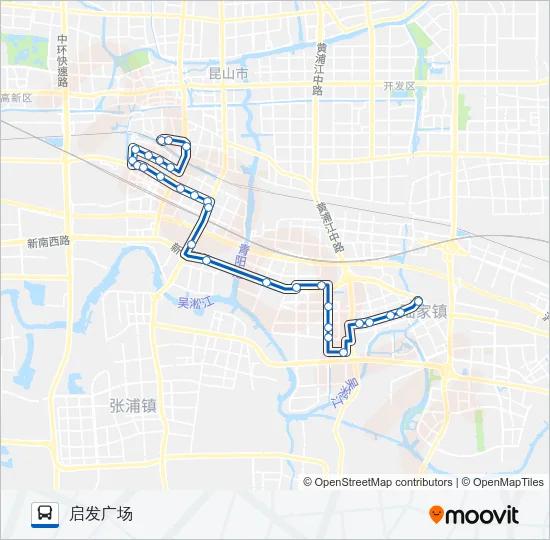 昆山27路 Bus Line Map