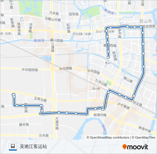 昆山30路 bus Line Map