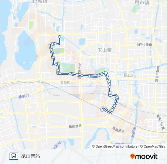 昆山31路 Bus Line Map