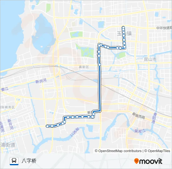昆山59路 Bus Line Map