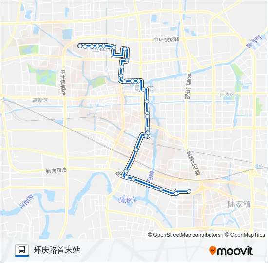 昆山60路 Bus Line Map