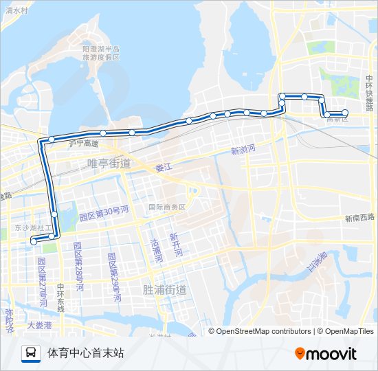 昆山C1路 bus Line Map