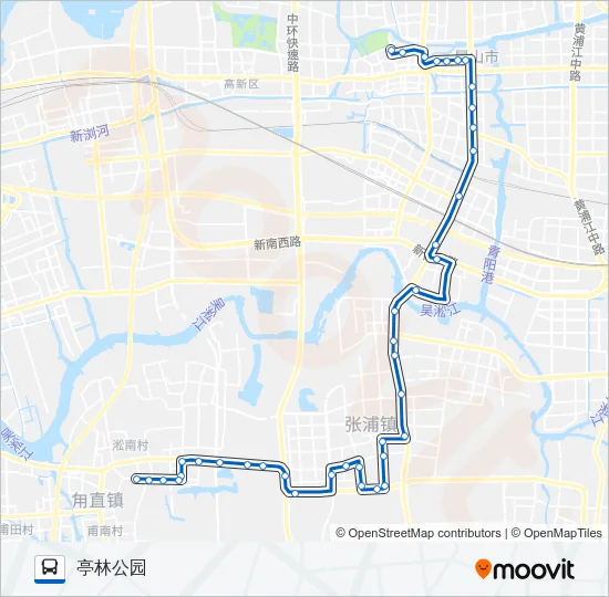 昆山109路 Bus Line Map