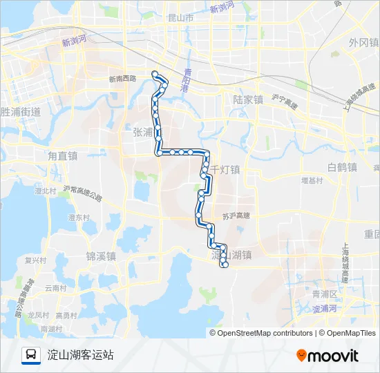 昆山113路 Bus Line Map