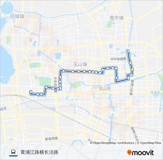 昆山138路 bus Line Map