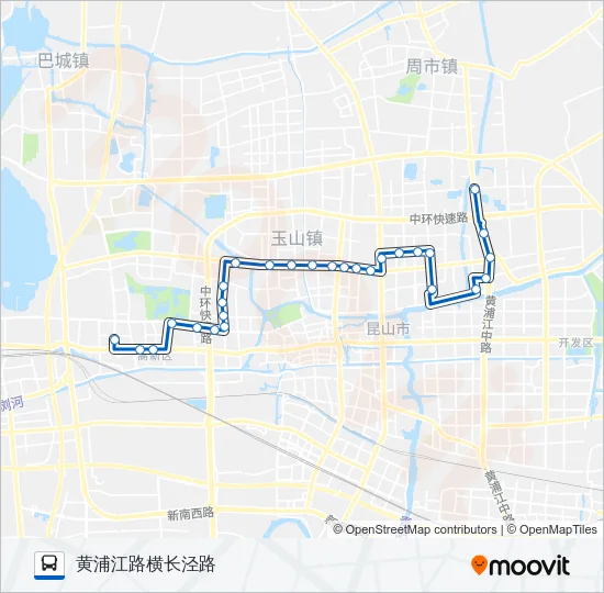 昆山138路 Bus Line Map
