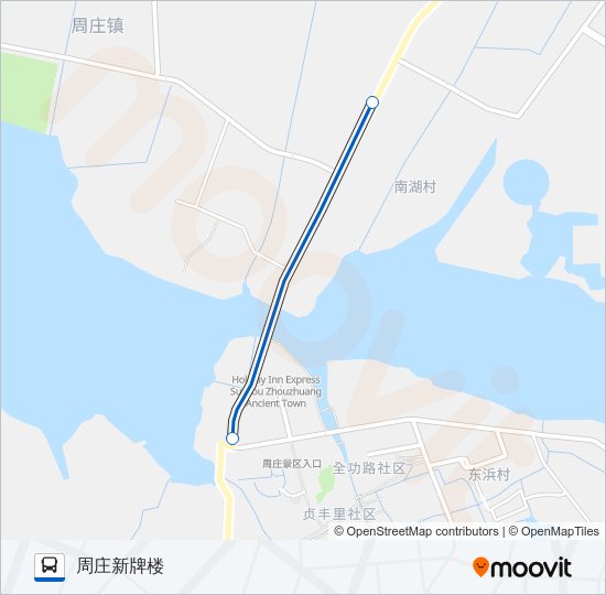 公交昆山261路的线路图