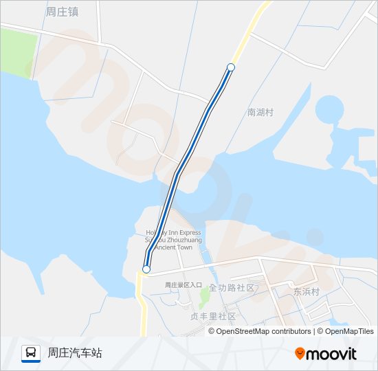 公交昆山261路的线路图