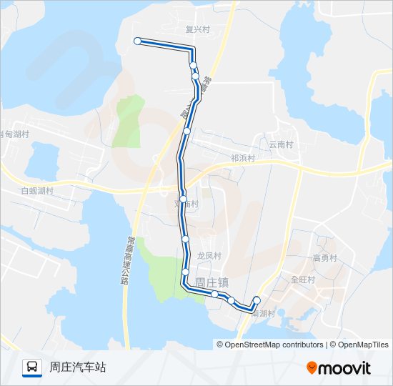 公交昆山262路的线路图