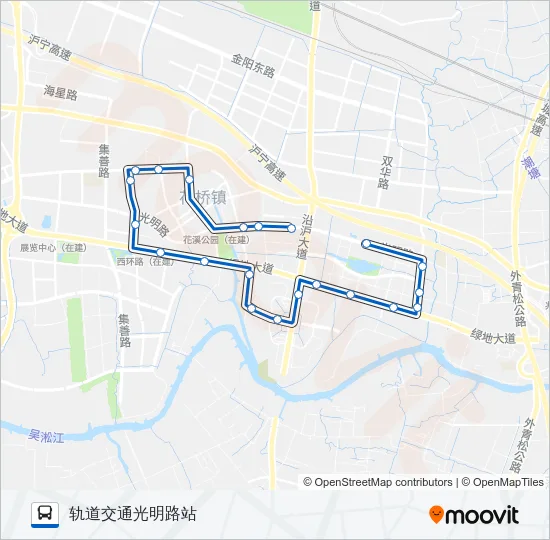 昆山324路 Bus Line Map