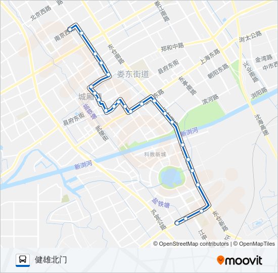 太仓102路 bus Line Map