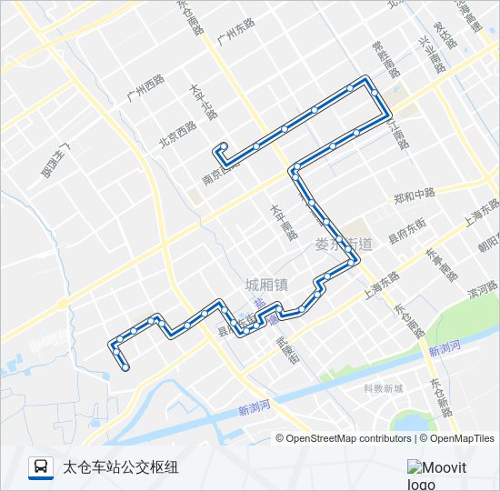 太仓103路 bus Line Map