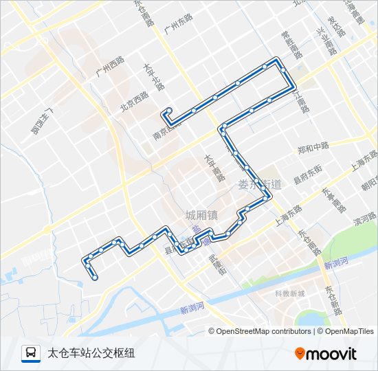 太仓103路 bus Line Map