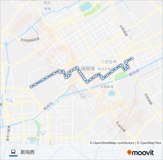 太仓108路 bus Line Map