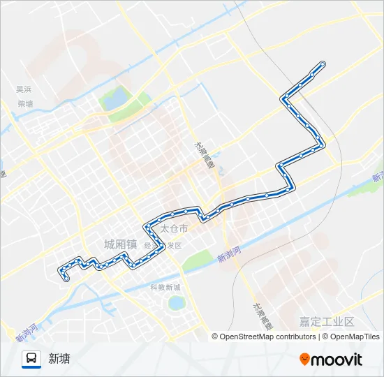 太仓109路 Bus Line Map