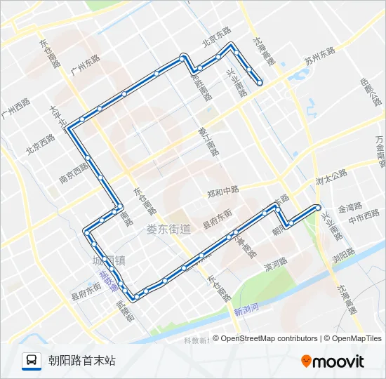 太仓115路 Bus Line Map