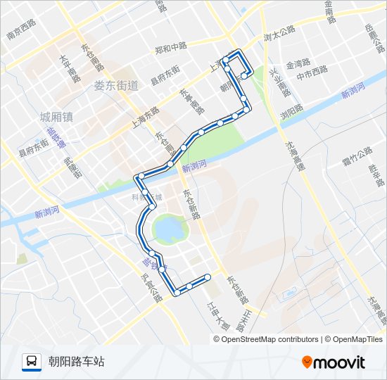 公交太仓118路的线路图