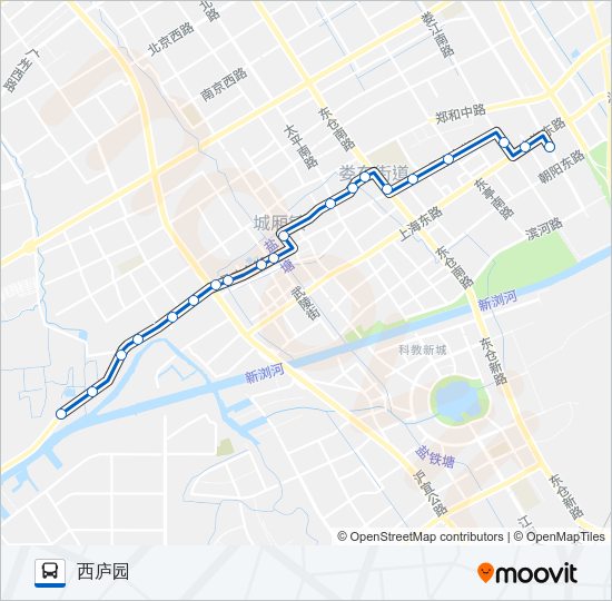 公交太仓126路的线路图