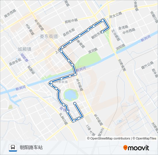太仓128路 bus Line Map
