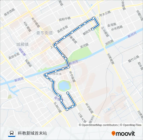 太仓128路 Bus Line Map