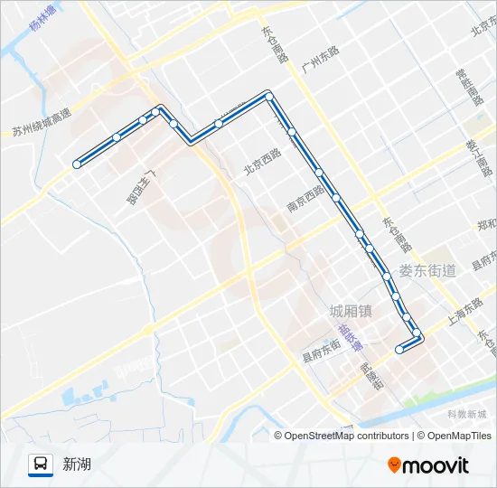 太仓129路 Bus Line Map