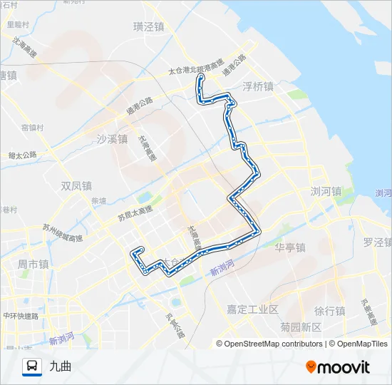 太仓202路 Bus Line Map