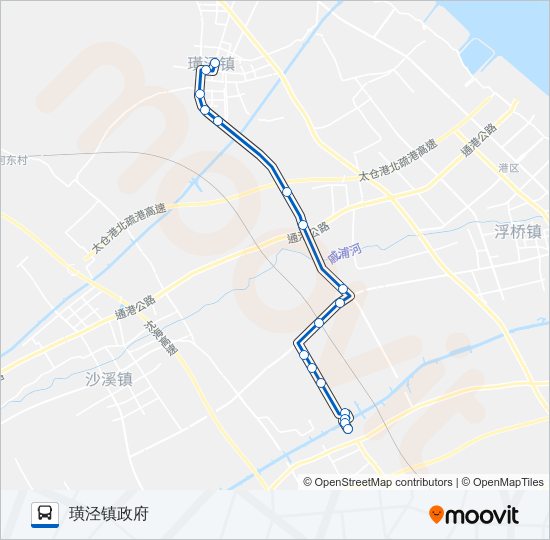 太仓215路 bus Line Map