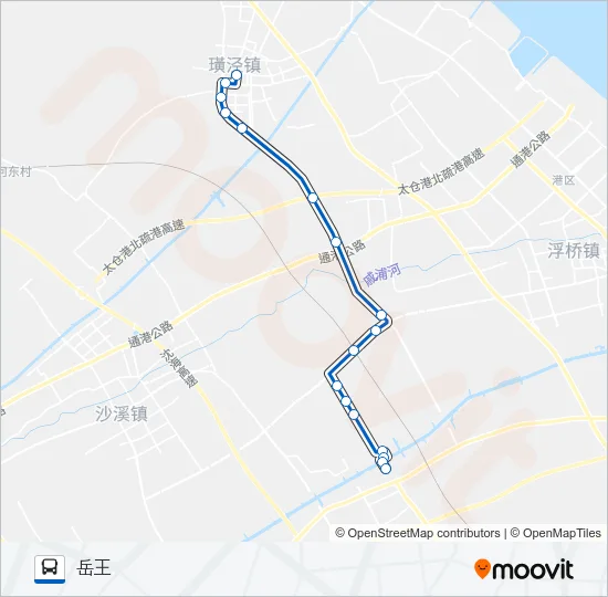 太仓215路 Bus Line Map