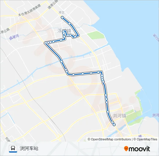 太仓302路 Bus Line Map