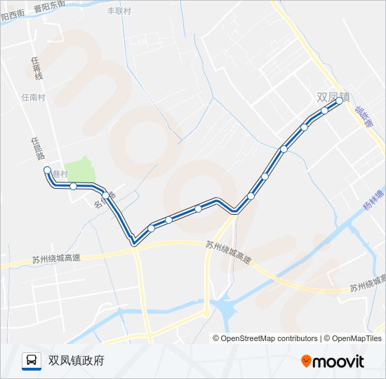 公交太仓329路的线路图