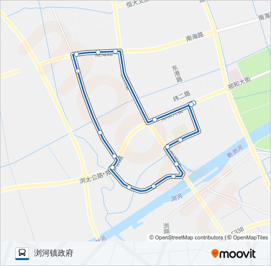 太仓313路外环 bus Line Map