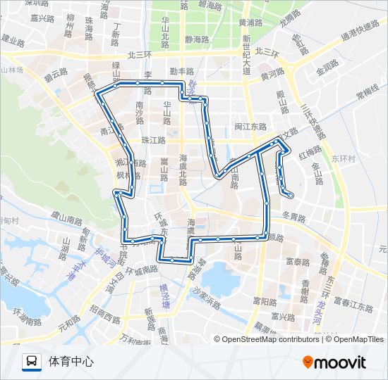 常熟112路环线 Bus Line Map
