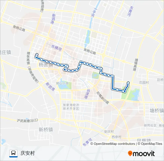 张家港19路 Bus Line Map