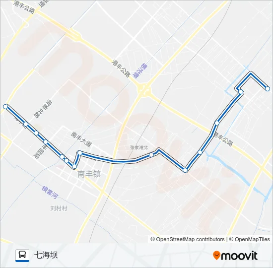 公交张家港301路的线路图