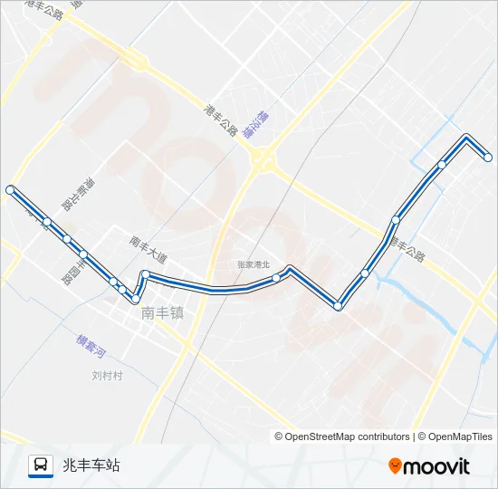 张家港301路 Bus Line Map