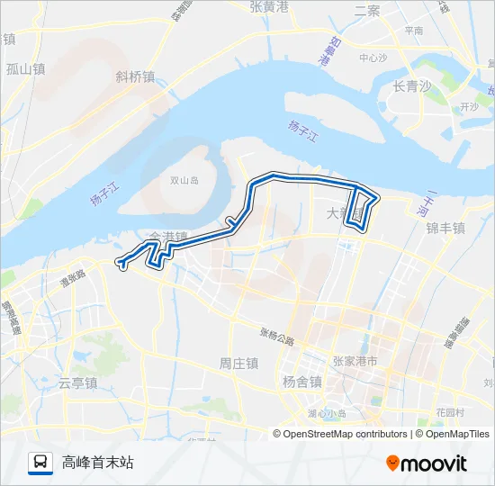 张家港311路 Bus Line Map