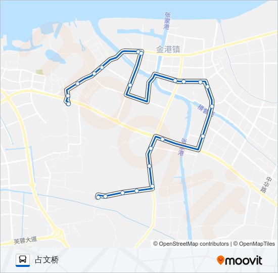 公交张家港312路的线路图
